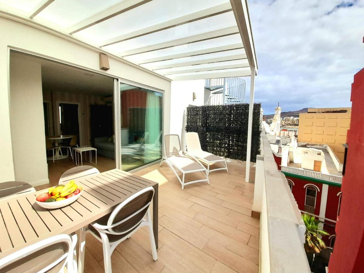 Malibu Canteras Atico 22 Con Terraza - Penthouse With Terrace (Adults Only) Las Palmas Buitenkant foto